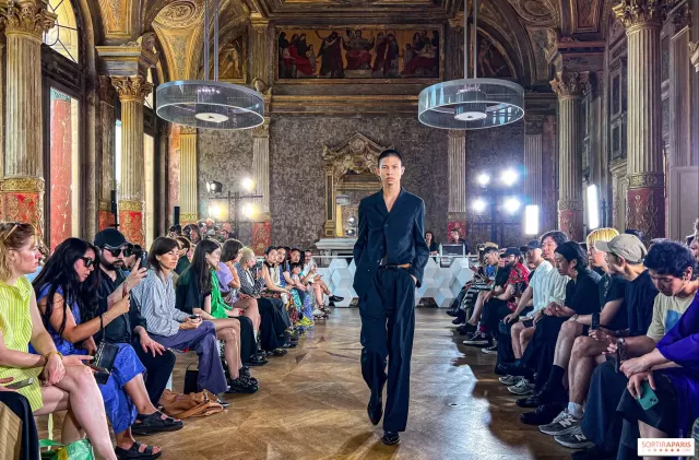 Fashion Week: Saint Laurent's Garden Spectacle, LV's Indoor Comfort